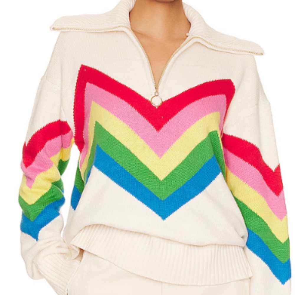 Show Me Your Mumu Weston Half Zip Pullover XS